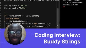 Google Coding Mock Interview: Buddy Strings