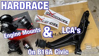 EK4 CIVIC HARD RACE CONTROL ARMS AND ENGINE MOUNTS