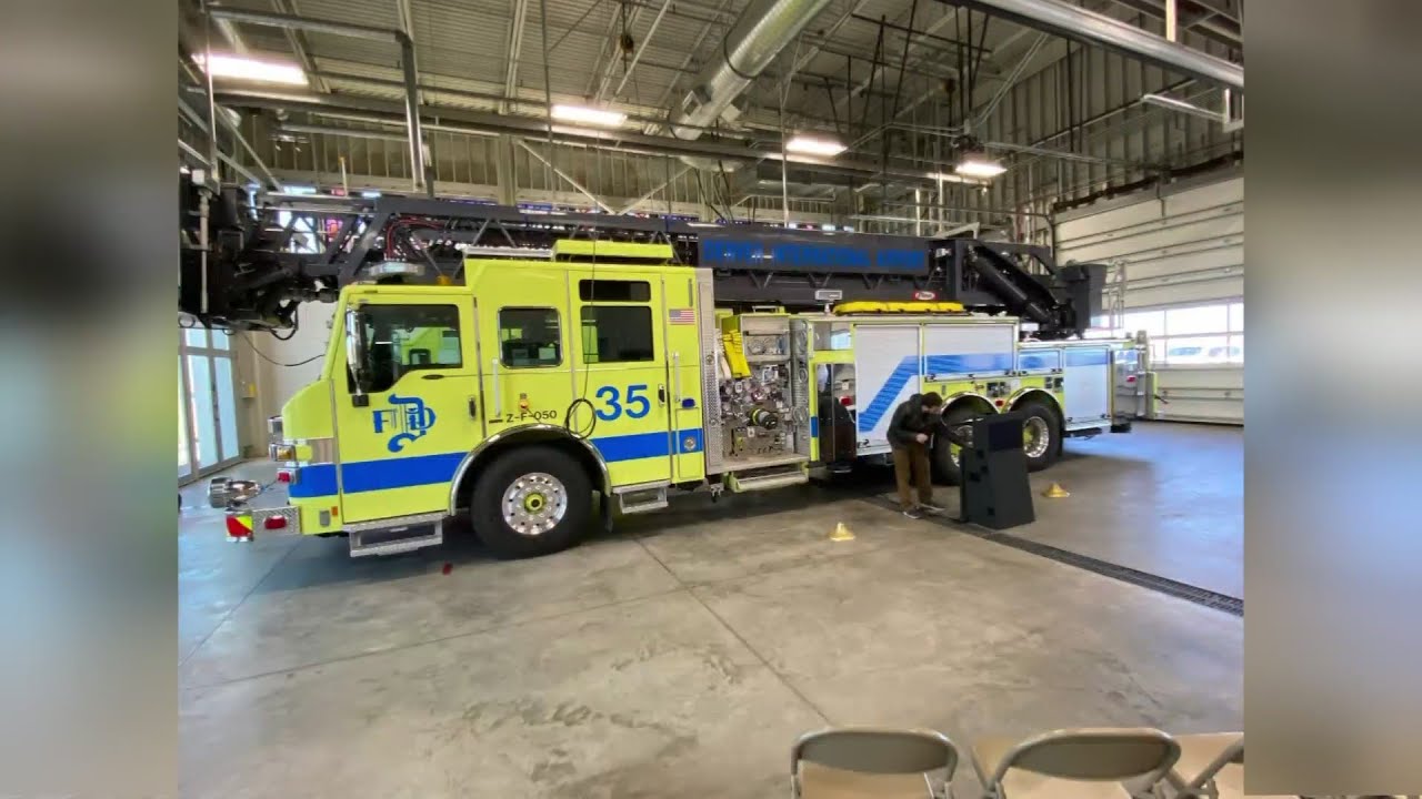 Denver Fire Welcomes New Fire Truck To Denver International Airport Fleet