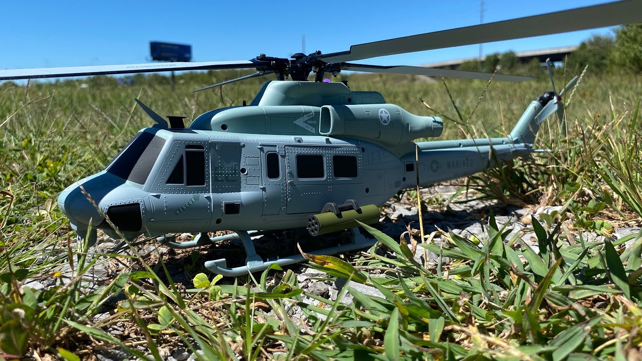 Goosky E2 UH-1Y Venom Maiden Flight! Is It Good?! - YouTube