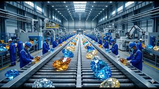 💎 INDUSTRIAL DIAMONDS MANUFACTURED From Raw Carbon — Watch the FULL Process Inside a Real Mega Fact