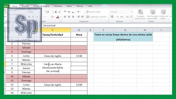 Excel - Varias filas de texto en una celda. Salto de línea en una celda. Tutorial en español HD