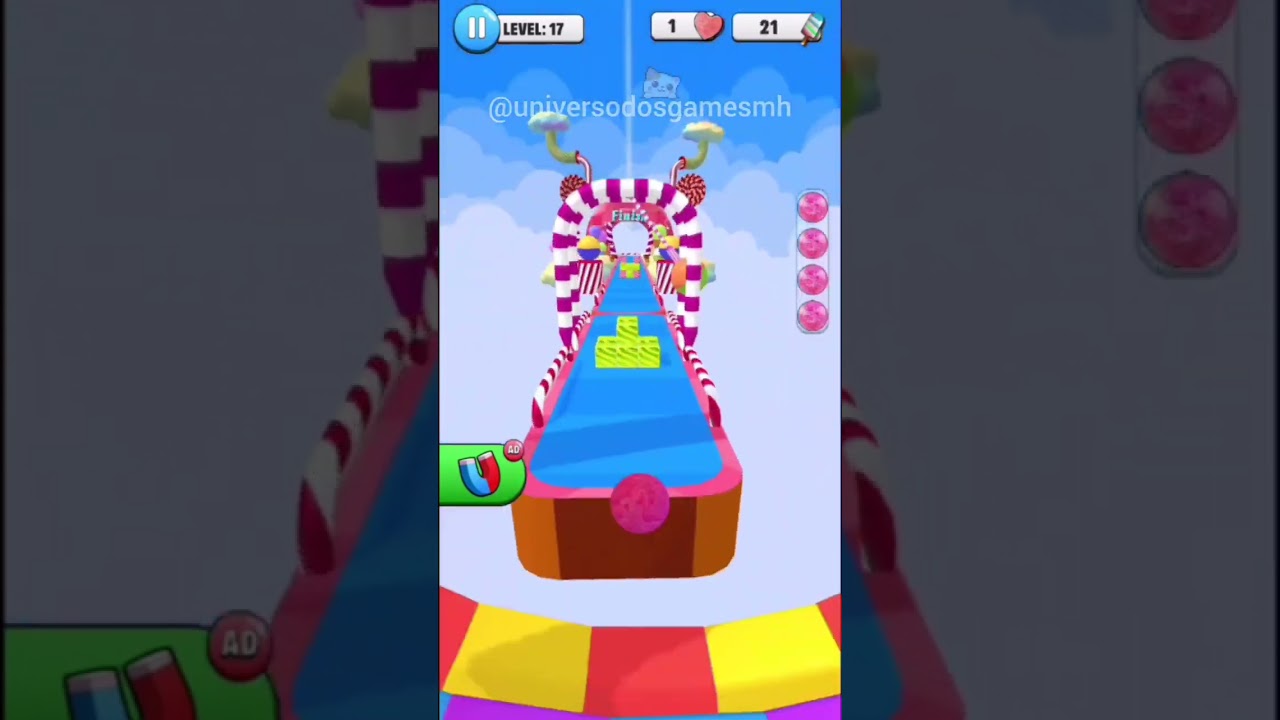 🚨CANDY BALL RUN: NÍVEL 17🤯 
