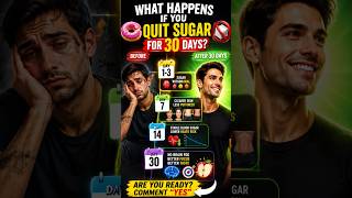 What Happens If You Quit Sugar For 30 Days? 🍭🚫#SugarFree #QuitSugar #usa #30DayChallenge #america