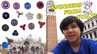 FIDGET SPINNERS from ITALY Super Heroes COLLECTION & 2-in-1 FINGER SPINNER TOY screenshot 3
