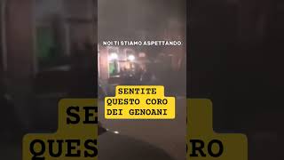 SENTITE questo coro dei GENOANI #shorts #ultras