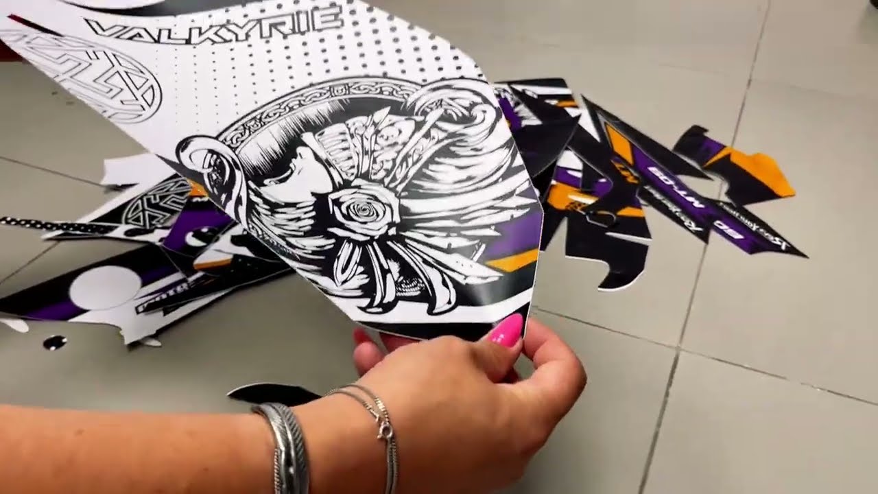 How to Apply Motorcycle Graphic Kits From NCD-Motor
