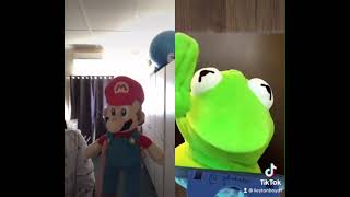 Mario Gets Jumpscared By Kermit