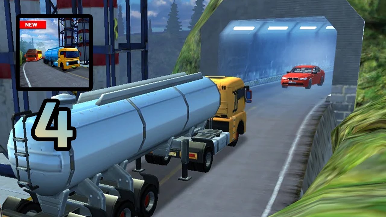 Offroad Oil Tanker Truck Driving Game‏ Gameplay Walkthrough - Part 4 (Android,IOS)