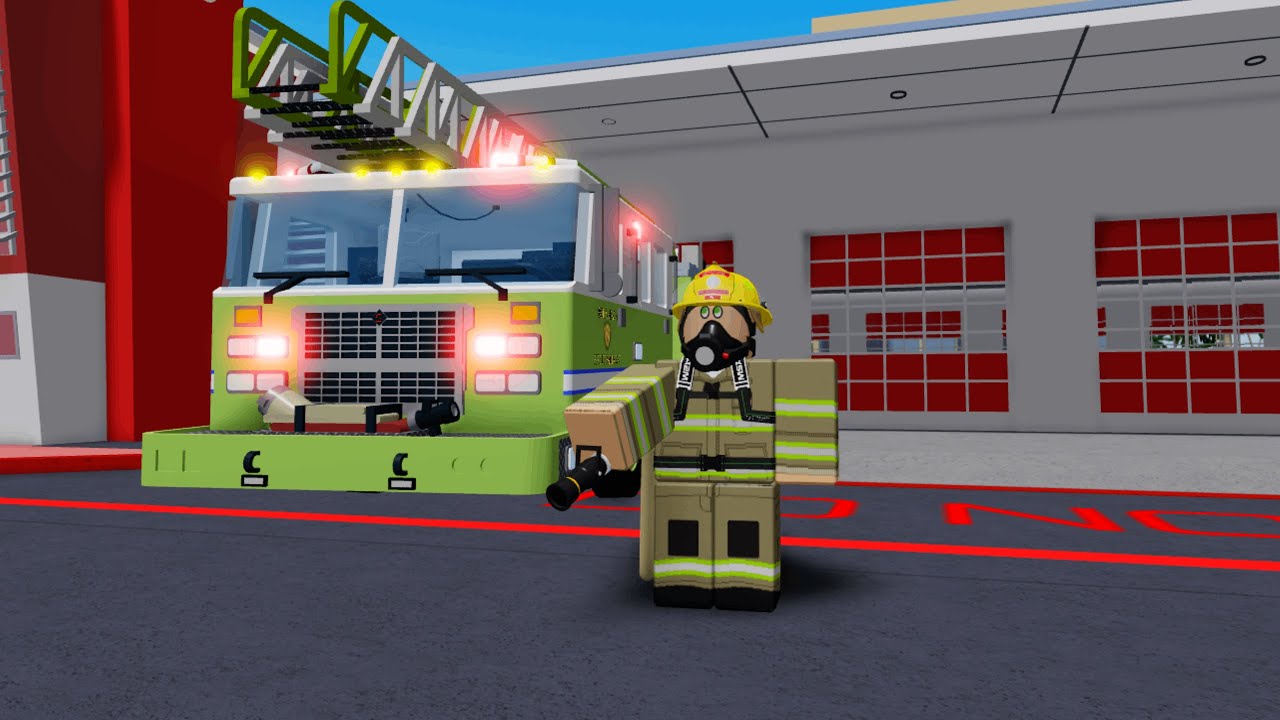 The Best Firefighter Game On Roblox Youtube - roblox fire department logo