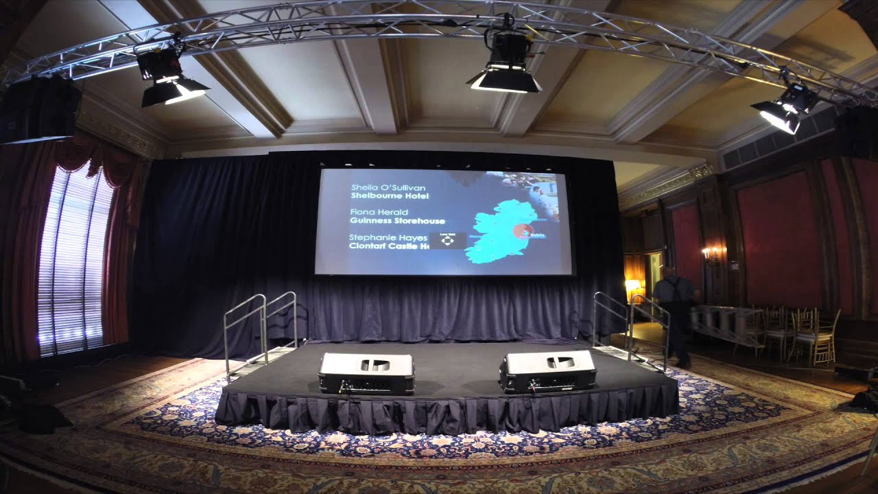 Audio Visual Event staging and Equipment Rentals - YouTube