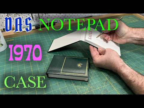 Replica of a 1970 Notepad Case // Adventures in Bookbinding