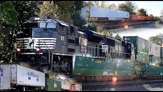 Norfolk Southern Train, Intermodal load, at Harrisburg, Pa.
