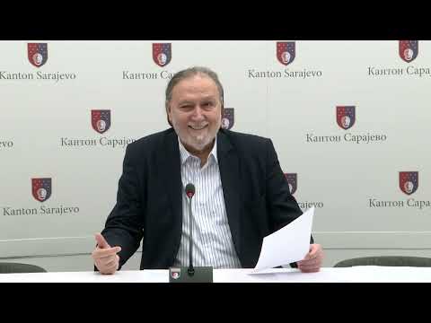 Press konferencija ministra Mladena Pandurevića povodom problema grijanja u Vogošći