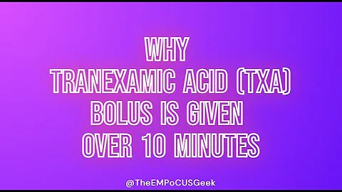 #tranexamicacid #txa