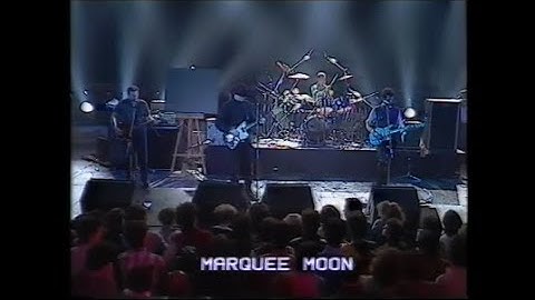 Marquee Moon Live version - Live performance video thumbnail