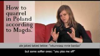 How to quarrel in Poland according to Magda.