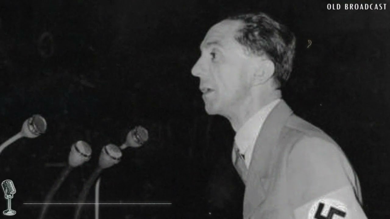 Joseph Goebbels Election Rally Speech 1932 | Historical German Audio