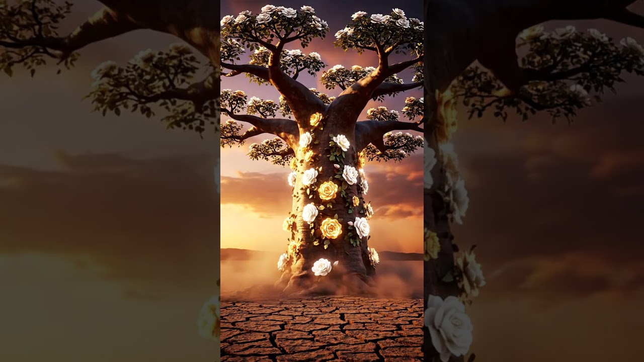 Elephant CRUMBLES $\rightarrow$ Baobab Tree Bloom! 🤯 