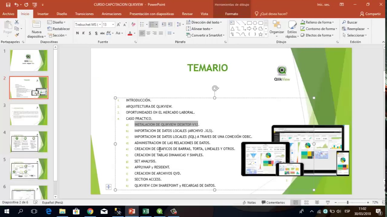 QLIKVIEW VÍDEO 3 - IMPORTACIÓN DE DATOS LOCALES SQL Y  XLS