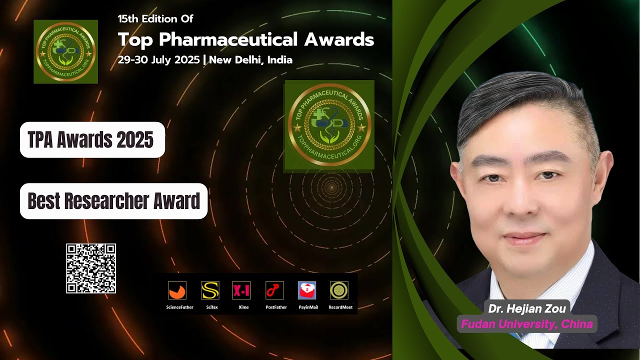 Dr. Hejian ZouFudan, University, China #sciencefather #researchawards
