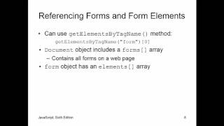 Famous JavaScript - 6thEdition - Chapter06 Profile