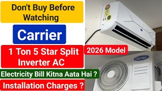 Carrier 1 Ton 5 Star Split Inverter Ac 2026 Model Review