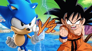 Classic Sonic vs Kid Goku