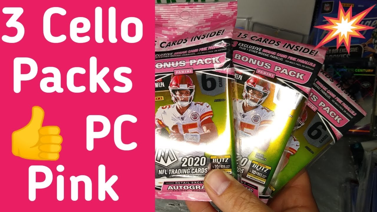 2020 Panini Mosaic Football Cello Packs