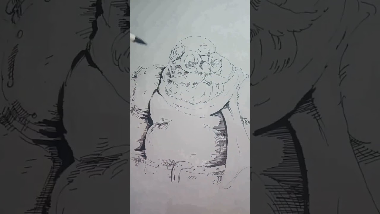 dwarf that repairs robots | illustration & drawing