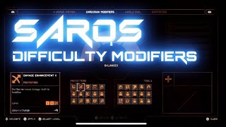 Saros Carcosn Modifiers vs Difficulty: the truth