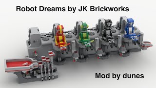 Lego Gbc Module - Robot Dreams By Jk Brickworks