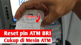 Cara Reset Pin ATM BRI Terblokir Tanpa Ke Bank