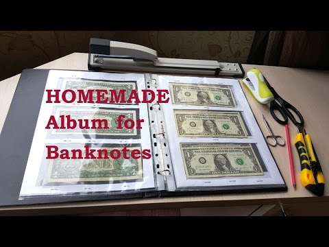Homemade Banknotes Collection Album. Bonistics - 1 Minute Story NS