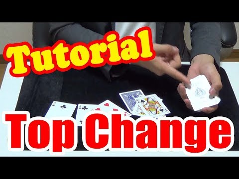 card tricks revealed/top change(second deal) tutorial/UHM