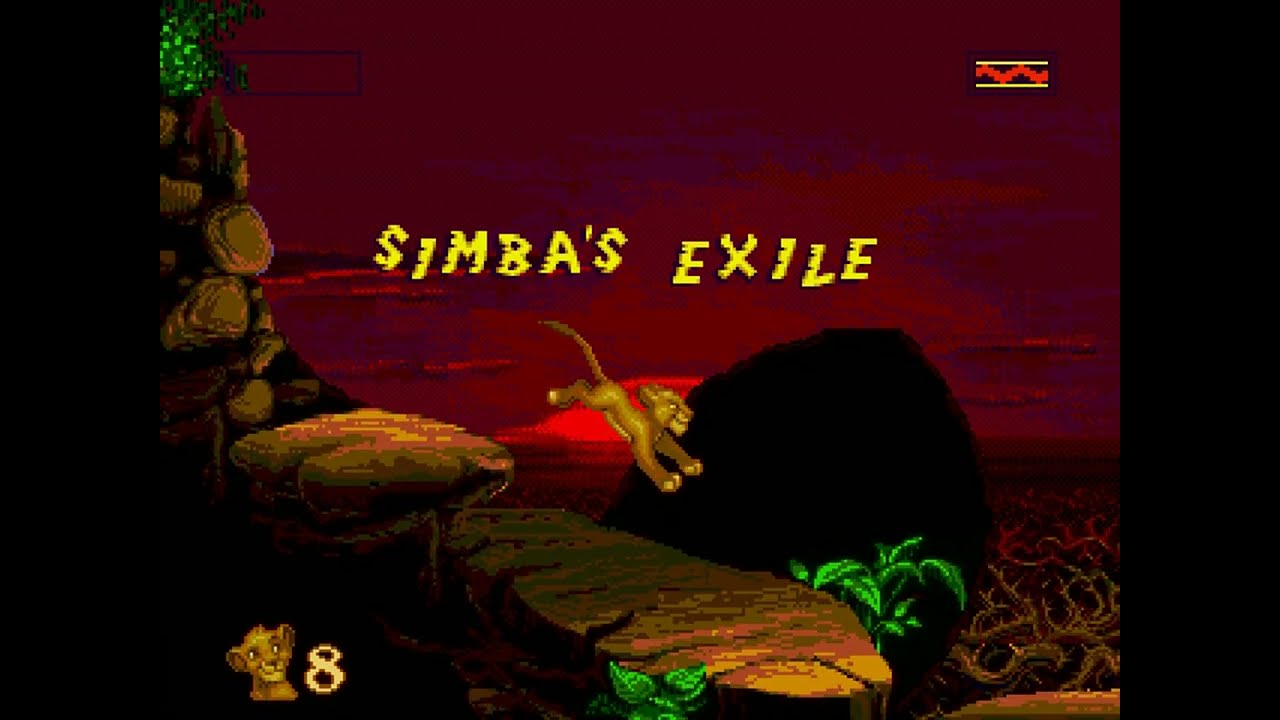 The Lion King (Mega Drive) Walkthrough - Part 5 - Simba's Exile