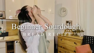 Simple Sourdough Bread for Beginners || NO KNEAD #sourdough #gluten #hashimoto #starter #bread