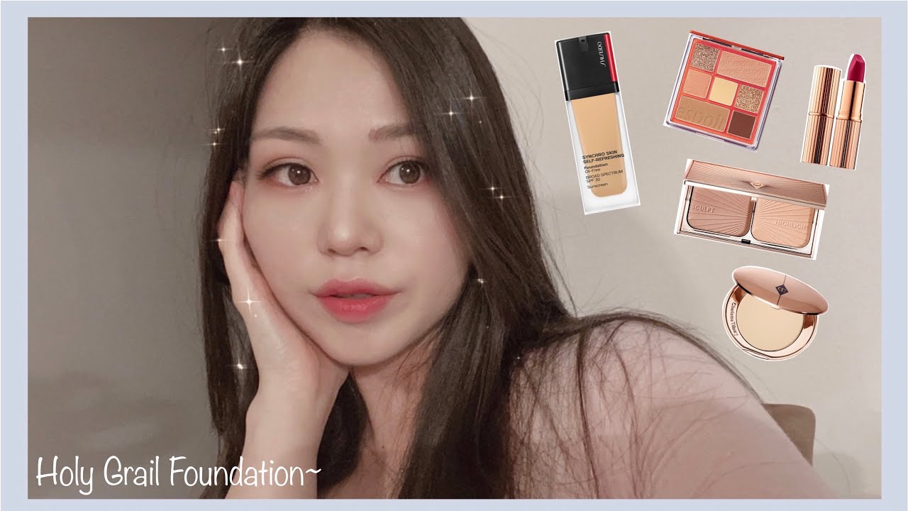 My HOLY GRAIL Foundation!! | Shiseido Synchro Skin Self- Refreshing Foundation | 인생 파운데이션: 시세이도 파데