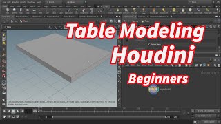 Table modeling Houdini Quick tutorial