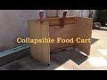 Collapsible food cart