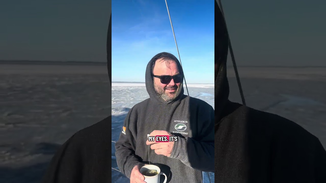 ⁣Wild times. Stuck in an Ice Pack in North Carolina!