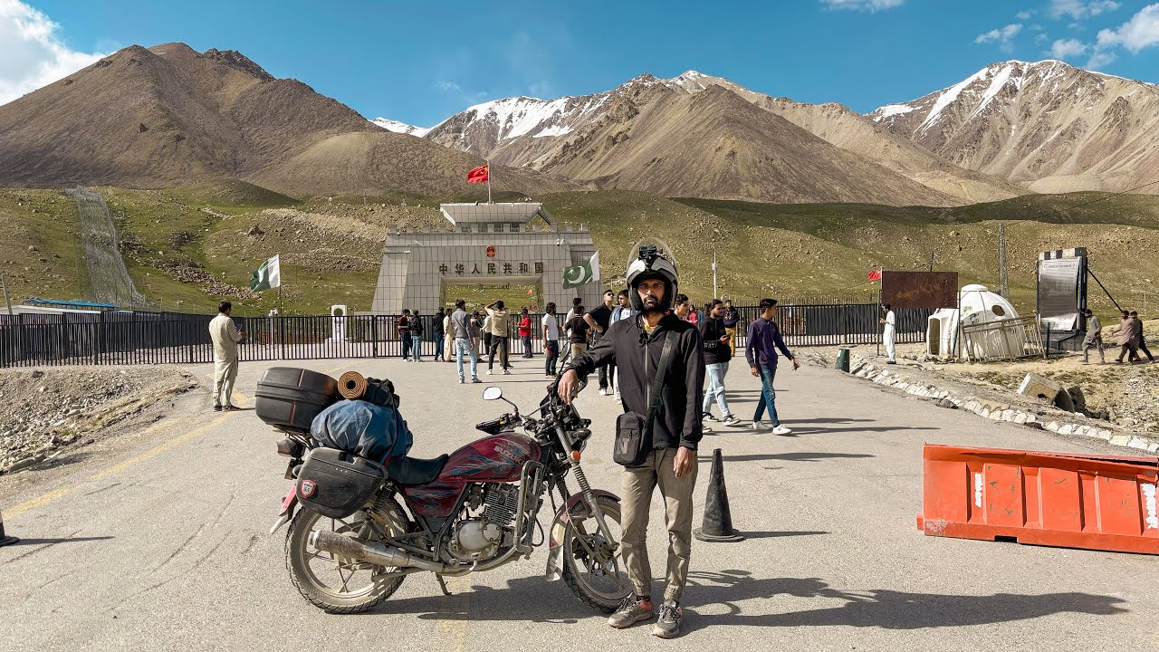 Khunjerab Pass World Highest border Solo Bike Tour  #37