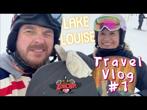 Calgary To Lake Louise For Some Snowboarding - Travel Vlog with Pete Zedlacher