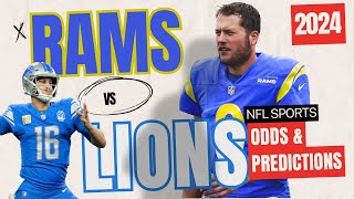2024 NFC Playoff Wild Card Preview: Rams vs. Lions | Spot Odds and Predictions! Rams Vs Lions Odds