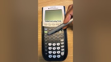 Cubed Root using TI-84