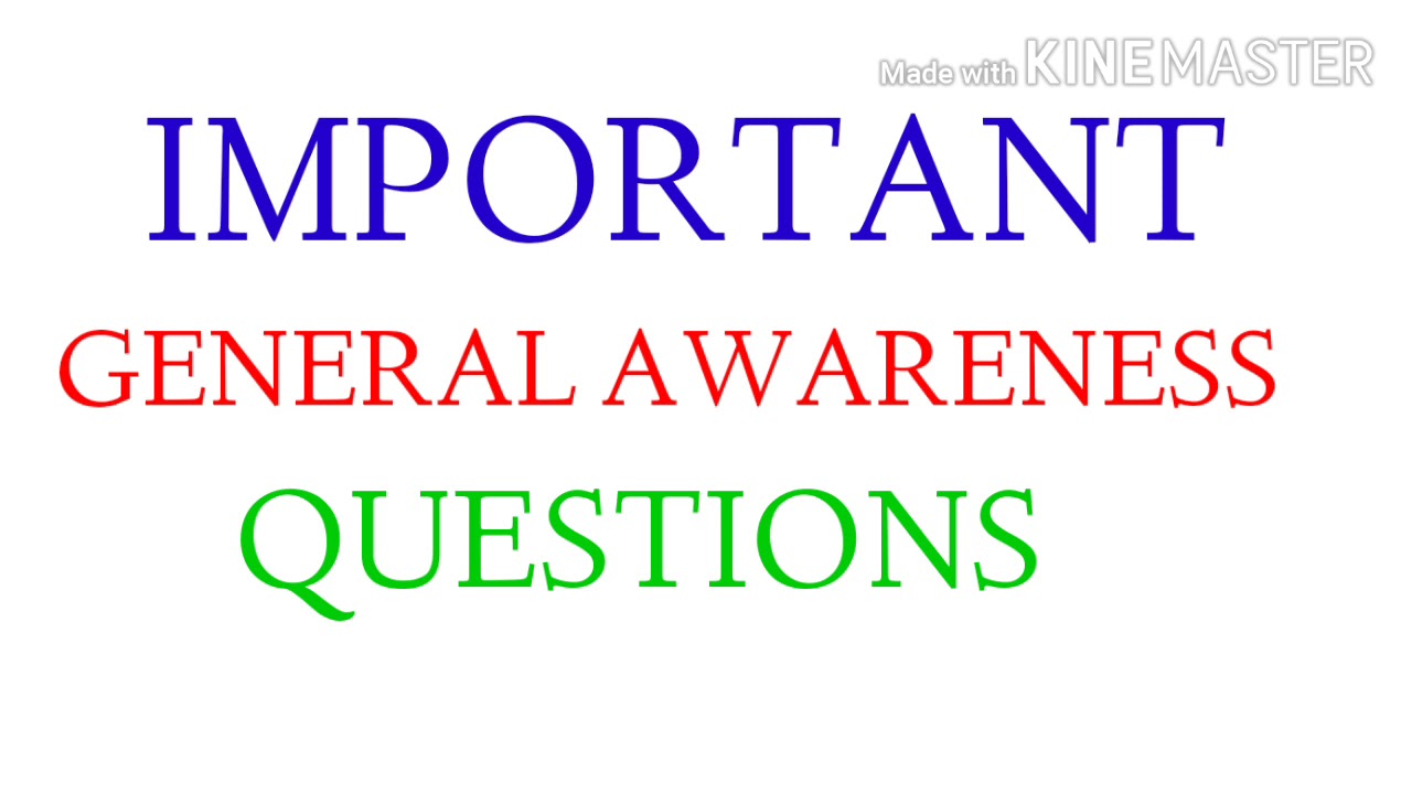 Important General Awareness Questions.Previous Year NTPC Questions