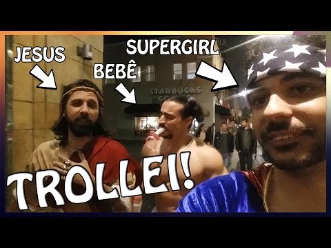 TROLLANDO OS GRINGOS NA RUA