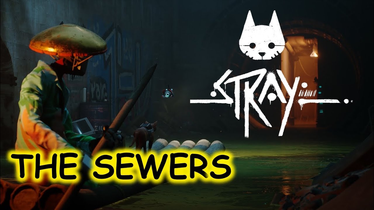 STRAY. Канализация. Ускоренное прохождение игры. 
