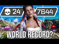 NEW SEASON 20 DAMAGE RECORD? LOBA 24 KILLS &amp; 7644 DAMAGE...