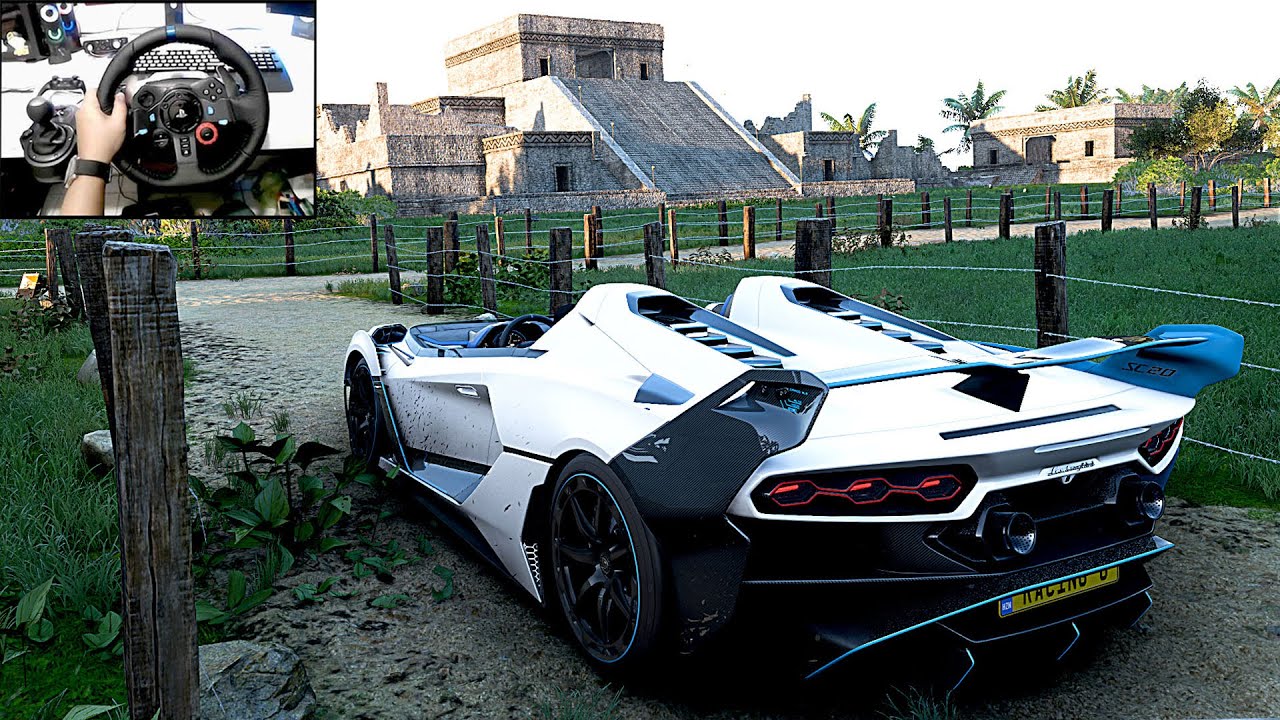 Lamborghini SC20 - Forza Horizon 5 | Logitech G29 Steering Wheel
